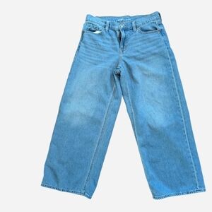 Old Navy Baggy Wide Leg Light Wash Size 6